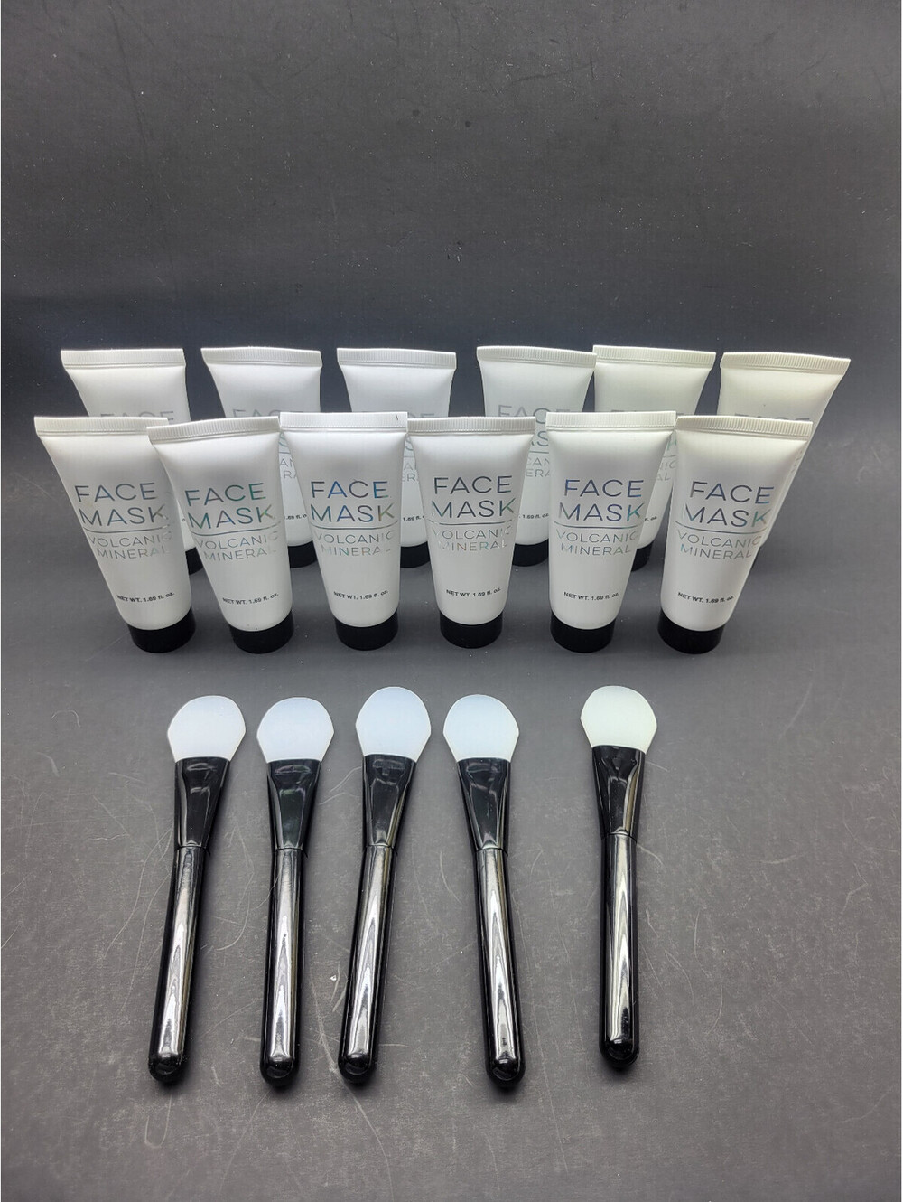 12 pack Volcanic Mineral Face Mask PLUS 5 x Silicone Brush 1.69 oz each by Macys